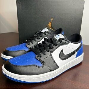 Nike Air Jordan 1 Retro Low Golf Royal Toe (8.5M/10W)